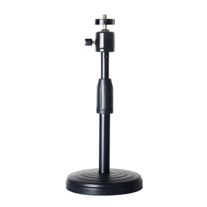 Trépied Vidéoprojecteur Polyvalent Réglable et Détachable avec Base en Métal et Support Caméra Hauteur Max 30cm - www.yonis-s...