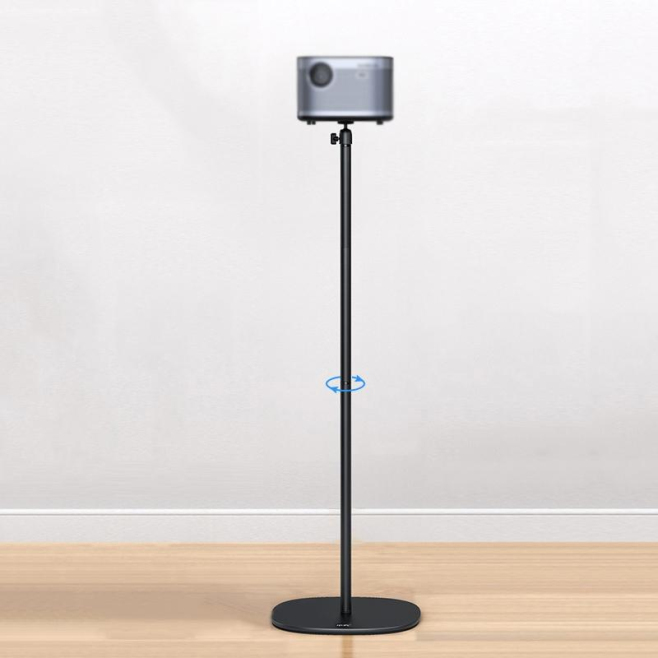 Trépied Vidéoprojecteur Robuste Réglable 360° Support Solide en Acier Carbone Adapté Aux Micro-Projecteurs Jusqu'à 3kg - www....