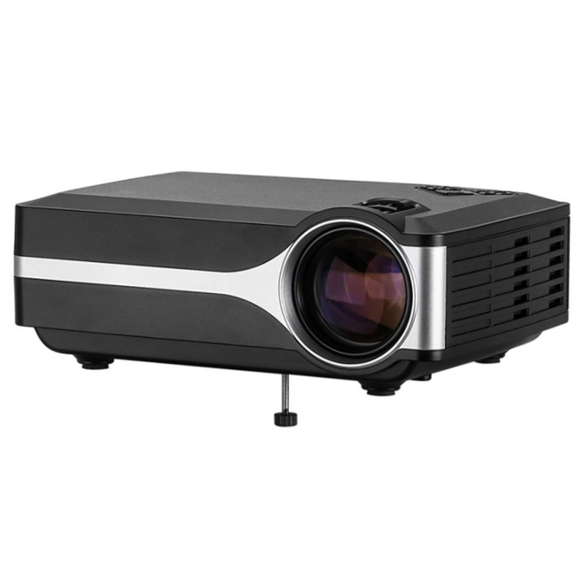 Videoprojecteur HD 800x480 Lumens LCD 4 Pouces Longue Durée 20000 Heures HDMI VGA Compatible PC