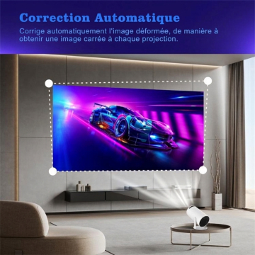 Vidéoprojecteur Android 11 FHD 1080P 300 ANSI - Mini Projecteur Portable WiFi 6, Bluetooth, Home Cinéma - 13