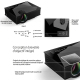 Videoprojecteur LED HD Multimédia 1024x600 Support 1080P USB SD HDMI VGA IR Écran 34-130 Pouces Lumineux 40 ANSI Contrasté 80...