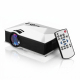 Videoprojecteur LED HD Multimédia 1024x600 Support 1080P USB SD HDMI VGA IR Écran 34-130 Pouces Lumineux 40 ANSI Contrasté 80...