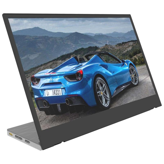 Écran Portable Ultra-Mince 14 Pouces 1080P HD Affichage Bord Étroit Rotation 90° Type-C Vidéoprojecteur LED Haut-Parleurs Int...
