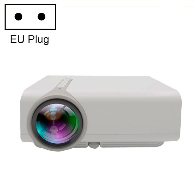 Videoprojecteur LED HD Petit et Puissant avec Haut-Parleurs Intégrés et Télécommande Infrarouge - www.yonis-shop.com
