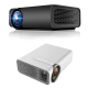 Videoprojecteur LED HD Petit et Puissant avec Haut-Parleurs Intégrés et Télécommande Infrarouge - www.yonis-shop.com