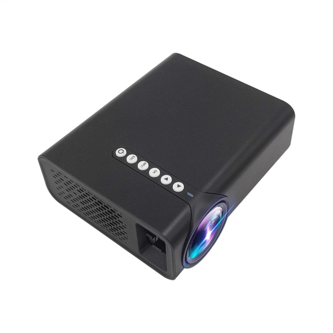 Videoprojecteur LED Mini 1800LM Haute Luminosité Support HDMI USB VGA Home Cinema Mobile - www.yonis-shop.com