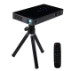 Videoprojecteur LED Portable Multimédia DLP 854x480 1000 Lumens Écran Jusqu'à 120 Pouces Wi-Fi Dual Band Batterie Longue Duré...