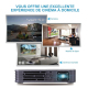 Videoprojecteur LED Portable Multimédia DLP 854x480 1000 Lumens Écran Jusqu'à 120 Pouces Wi-Fi Dual Band Batterie Longue Duré...