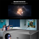 Videoprojecteur LED Full HD 1080P 4200 Lumens Contraste Élevé 2200:1 Smart Projector HDMI USB Audio Out Télécommande Inclus -...