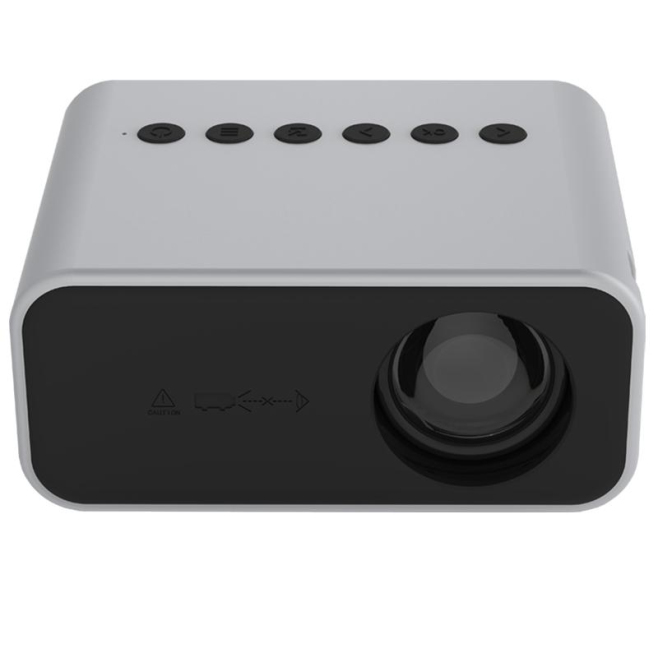 Videoprojecteur LED HD Portable 1080P Mini Home Theatre Avec Télécommande et Adaptateur Ultra Compact et Silencieux - www.yon...