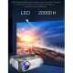 Videoprojecteur LED HD 720P 200 ANSI Lumineux Home Cinema Connexion Sans Fil HDMI VGA USB - www.yonis-shop.com