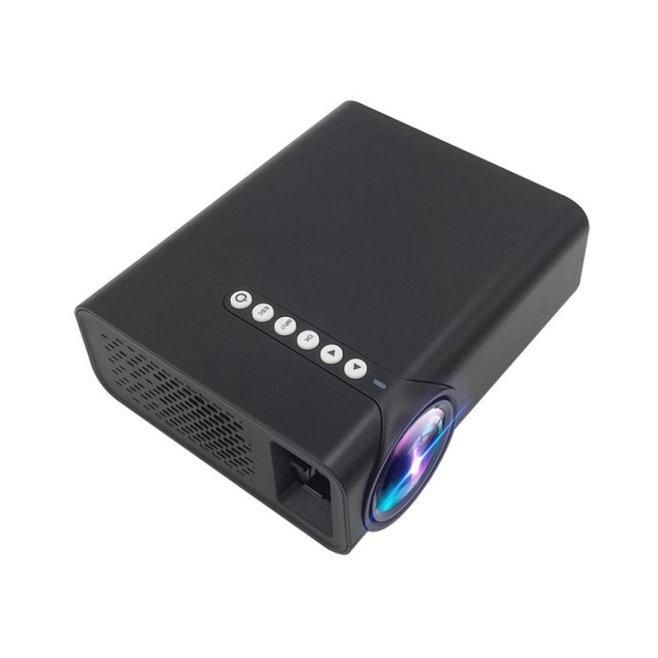 Videoprojecteur LED HD 1800 Lumens Haut-Parleur Intégré Compatible USB SD AV DVD Box - www.yonis-shop.com