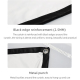 Écran De Projection Pliable Haute Densité 72 Pouces Pour Vidéoprojecteur Portable Et Lavable Vision 180° Durable Anti-Rides -...