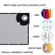Écran De Projection Pliable HD Anti-Lumière 60 Pouces 16:9 Pour Home Cinéma Et Conférences Qualité 4K Portable Avec Bordure N...