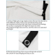 Écran De Projection Pliable Et Lavable 180 Pouces Pour Vidéoprojecteur Extérieur Robuste Et Antimoisissure - www.yonis-shop.com
