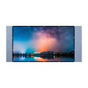 Écran de Projection Portable 150 Pouces pour Vidéoprojecteur en Polyester Léger et Anti-Plis avec Fixation Facile et Angle de...