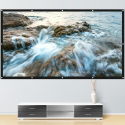 &Eacute;cran De Projection Pour Vid&eacute;oprojecteur Pliable HD Anti-Lumi&egrave;re 133 Pouces 16:9 Portable 4K Qualit&eacute; D'Image Facile &Agrave; Install...