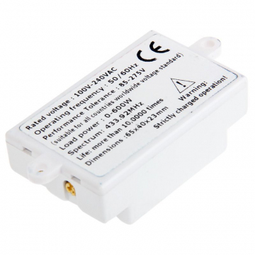 Interrupteur Tactile Sans Fil Blanc – 1 Gang 1 Voie + 1 Gang 1 Voie, 230V