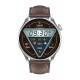 Montre Connectée Élégante Avec Bracelet En Cuir Écran Couleur 1.36 Pouces Surveillance Cardiaque Et Pression Artérielle Étanc...