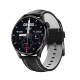 Montre Connectée Élégante Avec Bracelet En Cuir Écran Couleur 1.36 Pouces Surveillance Cardiaque Et Pression Artérielle Étanc...