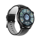 Montre Connectée Élégante Avec Bracelet En Cuir Écran Couleur 1.36 Pouces Surveillance Cardiaque Et Pression Artérielle Étanc...