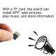 Montre Connectée Bluetooth 1.54 Pouces Appels Musique et Photographie Support Carte TF et SIM 2G Compatibilité Android - www....