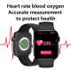 Montre Connectée Avancée Avec Surveillance Cardiaque Et Pression Artérielle Étanche IP67 Compatible Android Et iOS - www.yoni...