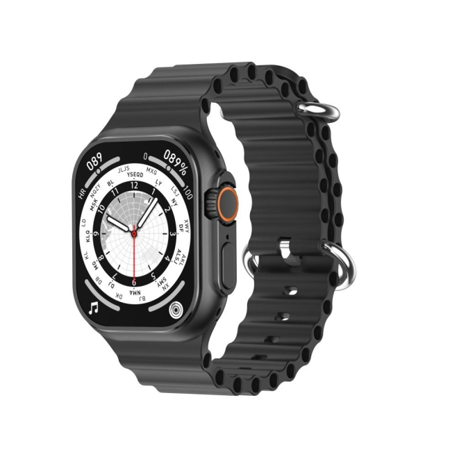 Montre Connectée Ultra Étanche IP68 Avec Surveillance Cardiaque Et Pression Artérielle Écran Couleur 2.02 Pouces Compatible Android iOS