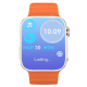 Montre Connectée Ultra Étanche IP68 Avec Surveillance Cardiaque Et Pression Artérielle Écran Couleur 2.02 Pouces Compatible A...