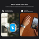 Montre Connectée Ultra Étanche IP68 Avec Surveillance Cardiaque Et Pression Artérielle Écran Couleur 2.02 Pouces Compatible A...