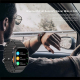 Montre Connectée Ultra Étanche IP68 Avec Surveillance Cardiaque Et Pression Artérielle Écran Couleur 2.02 Pouces Compatible A...