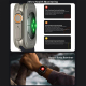 Montre Connectée Ultra Étanche IP68 Avec Surveillance Cardiaque Et Pression Artérielle Écran Couleur 2.02 Pouces Compatible A...