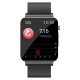 Montre Connectée 1.72 Pouces Ecran Couleur Surveillance Cardiaque Pression Artérielle Etanche IP67 Autonomie 30 Jours - www.y...
