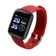 Montre Connectée Smart IP67 Étanche Avec Moniteur De Fréquence Cardiaque Tension Artérielle Et Oxygène Du Sang Rappel D'appel...