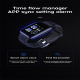 Montre Connectée Smart IP67 Étanche Avec Moniteur De Fréquence Cardiaque Tension Artérielle Et Oxygène Du Sang Rappel D'appel...