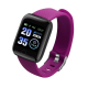 Montre Connectée Smart IP67 Étanche Avec Moniteur De Fréquence Cardiaque Tension Artérielle Et Oxygène Du Sang Rappel D'appel...