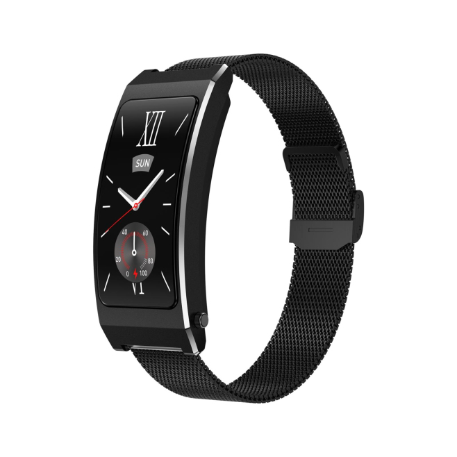 Bracelet Connecté Multifonctions 1.14 Pouces TFT Appel BT Suivi Santé Autonomie Élevée Compatibilité iOS Android - www.yonis-...