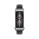 Bracelet Connecté Élégant en Cuir avec Appel BT et Suivi Santé Écran TFT 1.14 Pouces Autonomie 60h Compatible iOS Android - w...