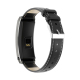 Bracelet Connecté Élégant en Cuir avec Appel BT et Suivi Santé Écran TFT 1.14 Pouces Autonomie 60h Compatible iOS Android - w...