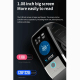 Bracelet Connecté IP67 Étanche Écran Couleur 1.08 Pouces Moniteur Cardiaque Pression Artérielle Oxymètre Sommeil Compatible A...