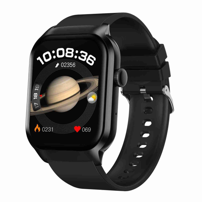 Montre Connectée Bluetooth Appels Cardiaques Surveillance Santé Étanche IP67 Écran HD 2.01 Pouces Autonomie Longue Durée