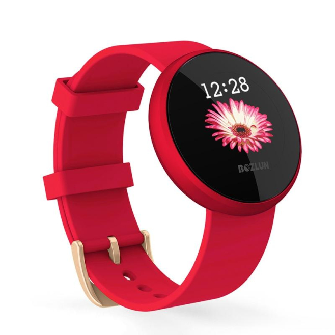 Bracelet Connecté Étanche IP68 Avec Suivi De Fréquence Cardiaque Et Rappel Menstruel Écran Couleur 1.04 Pouces - www.yonis-sh...