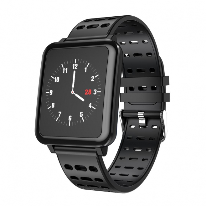 Montre Connectée IP67 Étanche Écran Couleur TFT IPS 1.3 Pouces Avec Suivi de la Santé et Notifications Smartphones - www.yoni...
