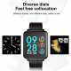 Montre Connectée IP67 Étanche Écran Couleur TFT IPS 1.3 Pouces Avec Suivi de la Santé et Notifications Smartphones - www.yoni...