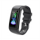 Bracelet Connecté Étanche IP67 Écran IPS 1.14 Pouces Moniteur de Fréquence Cardiaque Tension Artérielle Sommeil et Cycle Féminin Rappel Sédentarité