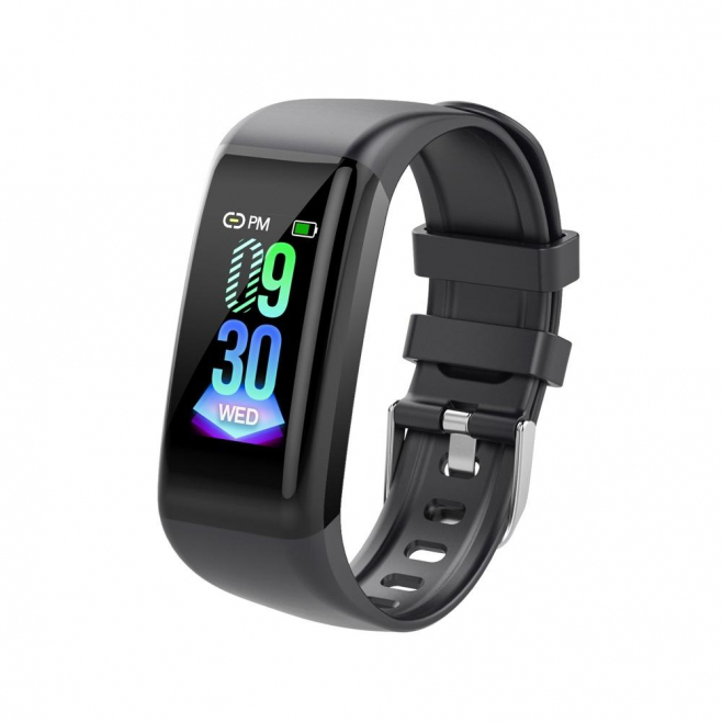 Bracelet Connecté Étanche IP67 Écran IPS 1.14 Pouces Moniteur de Fréquence Cardiaque Tension Artérielle Sommeil et Cycle Fémi...