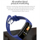 Bracelet Connecté Étanche IP67 Écran IPS 1.14 Pouces Moniteur de Fréquence Cardiaque Tension Artérielle Sommeil et Cycle Fémi...