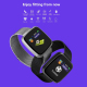 Montre Connectée OLED 1.3 Pouces Étanche IP67 Bracelet Nylon Avec Surveillance Fréquence Cardiaque Modes Sportifs Notificatio...