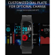 Bracelet Connecté Étanche IP67 Écran Couleur IPS Suivi Activité et Sommeil Rappel Appel Moniteur Cardio Compatible Android iO...