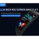 Bracelet Connecté Étanche IP67 Écran Couleur IPS Suivi Activité et Sommeil Rappel Appel Moniteur Cardio Compatible Android iO...